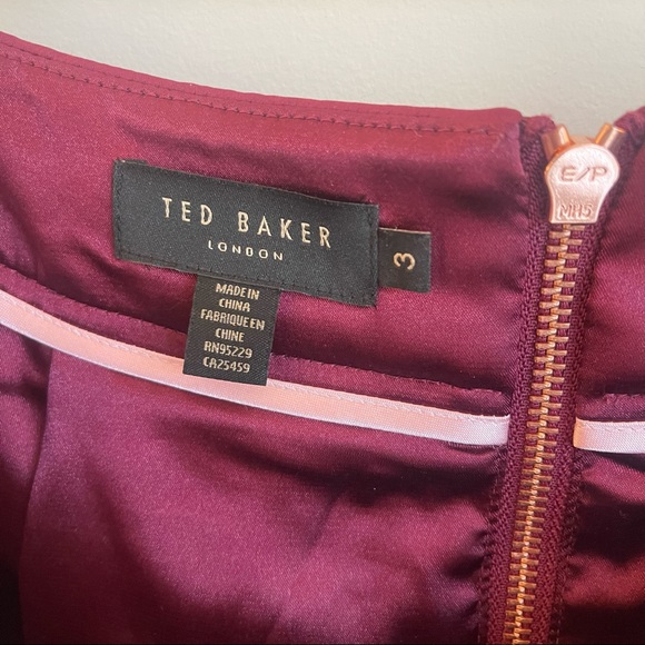 Ted Baker Red Skirt - Size 3 (US 8) - Picture 2 of 3